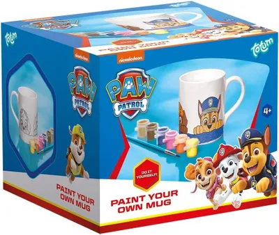 Produktbild von Paw Patrol Nickelodeon Bastelset mit Tasse