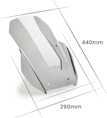 Imagen del producto de Cúpula Puig, modelo deportivo, color ahumado claro, homologada ABE, para Honda Adventure