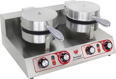 Produktbild von Beeketal Gastro Waffelautomat Waffeleisen, Modell:BWA-2