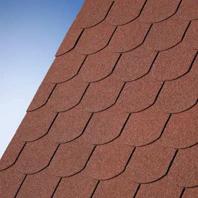Produktbild von 3 m² Biberschindeln rot, Schindeln Dachschindeln Dachpappe Bitumen