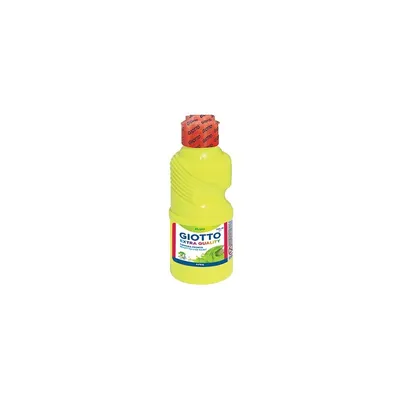 Produktbild von Giotto gelbe Fluo-Tempera 250 ml Flasche