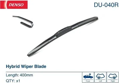 Image de Balai d'essuie-glace DENSO, balai d'essuie-glace hybride universel
