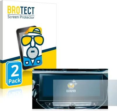 Produktbild von 2x BROTECT Schutzfolie für Opel Corsa-e 2020 Infotainment System 10" Displayschutz Displayschutzfolie Folie Matt Entspiegelungsfolie