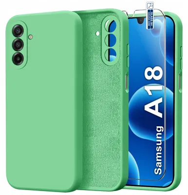Obrázok produktu pre Puzdro pre Samsung A18 – elastické silikónové puzdro + ochranné sklo