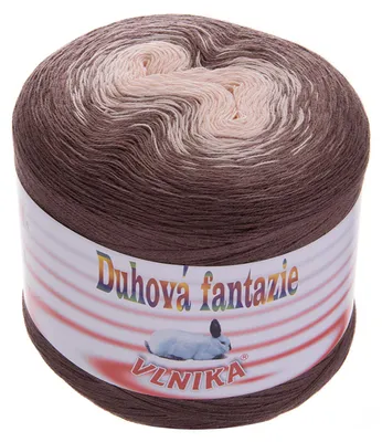 200g Strickgarn Duhová fantazie choc