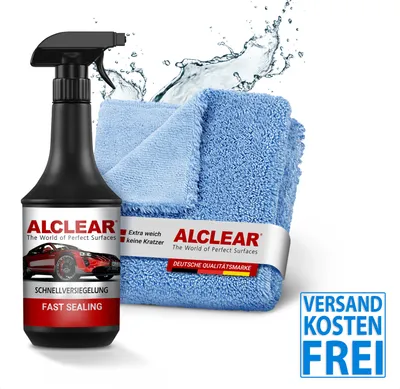 Produktbild von ALCLEAR 71100SV Schnellversiegelung & Mikrofaser Poliertuch - 1 Liter