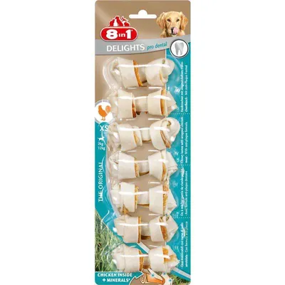 Produktbild von 8in1 Kauknochen Delights Pro Dental XS