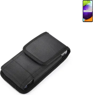 Produktbild von Holster Gürteltasche kompatibel mit Samsung Galaxy A52 Holster Gürtel Tasche wasserabweisend Handy Hülle Schutz Hülle Outdoor schwarz K-S-Trade