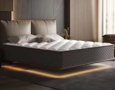 Produktbild von Hiazurm Matratze 140x200, 7-Zonen Federkernmatratze mit Spannbettlaken, Höhe 22cm, Taschenfederkernmatratze, Matratze, Premium Taschenfederkern,H3