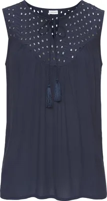 Produktbild von LASCANA Blusentop navy Größe 42