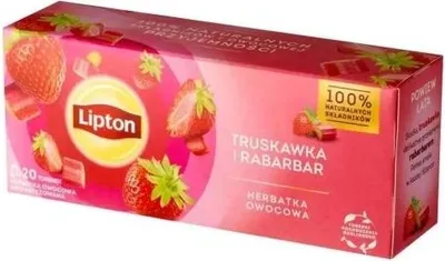 Immagine prodotto di Lipton tè alla frutta fragola-rabarbaro 20x32g