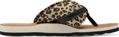 Produktbild von s.Oliver Damen Zehentrenner Pantolette weicher Stoffriemen Herz 5-27112-42, Größe:36 EU, Farbe:Braun