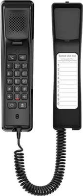 Imagen del producto de Fanvil H2U-B Teléfono IP Hotel, 2 Líneas SIP, PoE