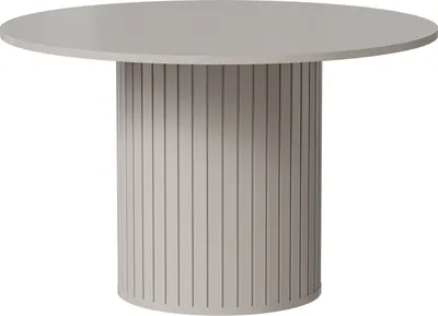Produktbild von Furniture24 Tisch Zante Za8 Wohnzimmertisch Runder Esstisch 120 X 75 X 120 Cm Cashmere