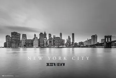 Produktbild von Poster Skyline von New York City