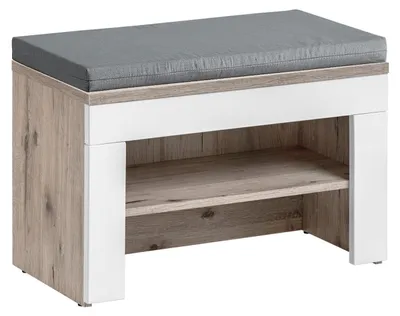 Obrázek produktu pro Šedá botníková, moderní design, dřevěný botník