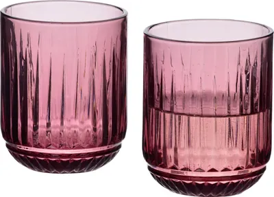 Image de Lot de 4 verres Elise Purple, 7,5 x 9,4 cm, violet