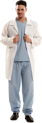 Obrázek produktu pro Kostým doktora pro muže karnevalový kostým bílo-modrý