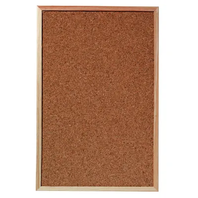 Produktbild von Herlitz Korktafel mit Holzrahmen Maße: (B)400 x (H)600 mm