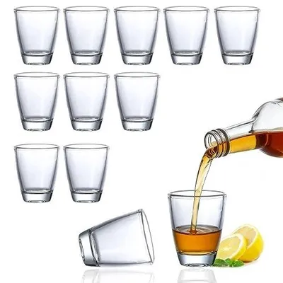 Zdjęcie produktu dla Kieliszki do wódki szklane 30 ml zestaw 12 szt na przyjęcia