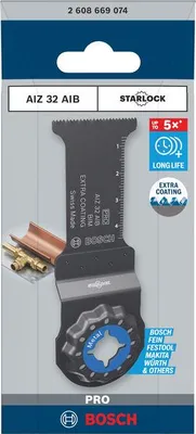 Produktbild von PRO AIZ 32 AIB Blatt für Multifunktionswerkzeuge, 32 x 50 mm