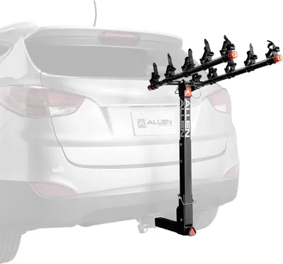 Image de Support de vélo - Râtelier à vélos - Porte-vélos - Porte-vélos à attelage - Porte-vélos pour 5 vélos