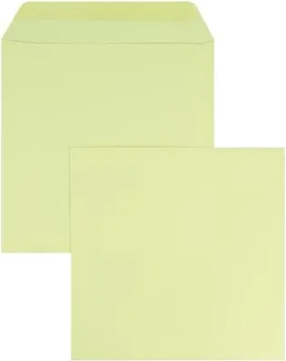Produktbild von Briefumschläge 220x220mm 120g/qm gummiert VE=100 Stück saharagelb
