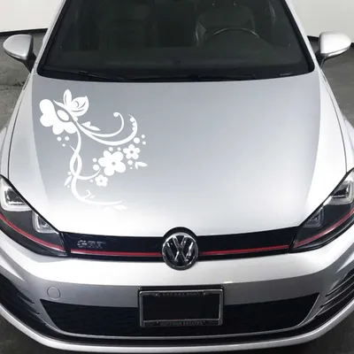 Produktbild von Aufkleber - Autoaufkleber "Rankelement Vera" 50cm x 36cm Weiß - Tuning Carystyling Heckscheibe Auto