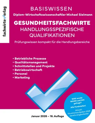 Produktbild von Gesundheitsfachwirte: Prüfungswissen kompakt