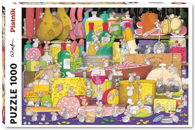 Produktbild von Puzzle 1000 Elemente. Mäuse ausspähen