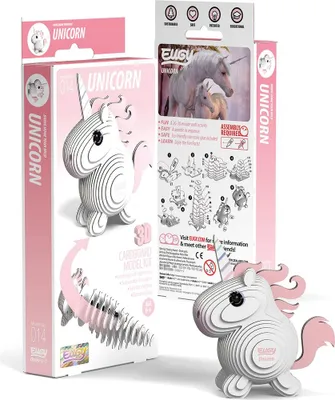 Produktbild von EUGY - 3D Bastelset Einhorn
