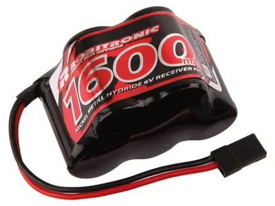 Obrázek produktu pro Robitronic NiMH baterie 1600mAh 3+2 články 2/3A přijímačová sada