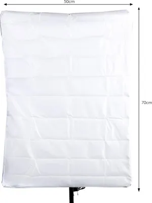 Zdjęcie produktu dla Przenośny reflektor typu softbox w kształcie parasola o wymiarach 50 x 70 cm do lampy błyskowej