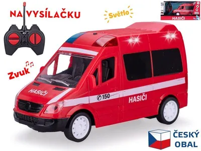 Productafbeelding van Mikro R/C brandweerauto, model CZ, 17 cm