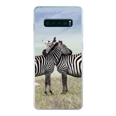 Produktbild von MuchoWow® Handyhülle Schutzhülle Hülle für Samsung Galaxy S10 Lite Zebras - Gras - Schwarz - Weiß Silikon Softcase Handy Hülle - Schutz
