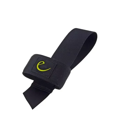 Schwarzes Holster für Hudson Hammer von Edelrid; geeignet für Kletterwandbau und Klettergriffe.