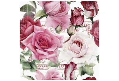 Produktbild von Lunch-Serviette "Rosen" 20er Pack