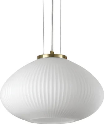 Obrázek produktu pro Ideal Lux 264547 PLISSE" závesné svietidlo 1xE27 D350mm mosadz, biela