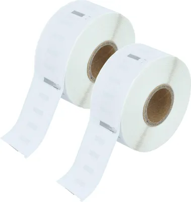 Produktbild von vhbw 2x Rolle 19mm x 51mm (220 Etiketten) kompatibel mit Dymo LabelWriter 330 Turbo II, 400 Turbo, EL40, 400 Duo, EL60 Turbo, EL60 Drucker Weiß