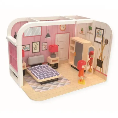Produktbild von Puppenhaus - Schlafzimmer / Joueco