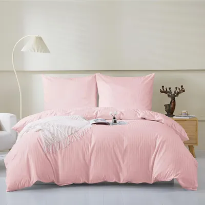 Zdjęcie produktu dla Poduszka dekoracyjna 40x60cm z bawełny satynowej w kolorze pudrowym