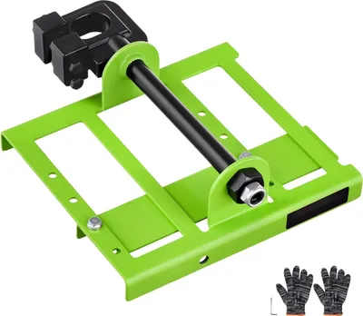 Produktbild von Sägeführung für Kettensägen - Mobiles Sägewerk - Verstellbare Breite 5–15 cm - Vertikale Schnittführung - Gusseisen