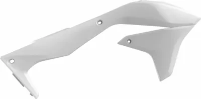 Produktbild von POLISPORT Kühlerspoiler seitlich Weiß passend für Kawasaki KX450F