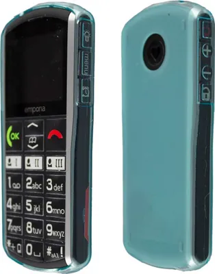 Obrázok produktu pre caseroxx ochranný obal TPU kryt kompatibilný s Emporia Simplicity (V27), gumená taška na mobilný telefón svetlomodrá