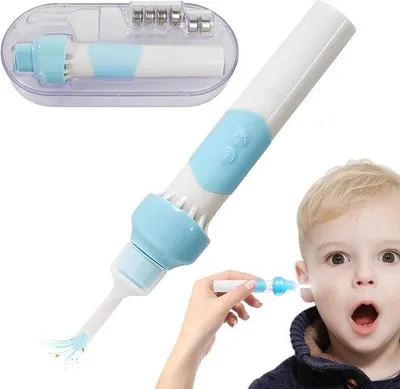 Imagen del producto de Limpiador de oídos LED: elimina eficazmente y sin dolor la cerumen. Suave y seguro, portátil para adultos, niños, hombres, mujeres y personas mayores