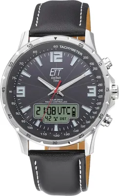 Image de Eco Tech Time Solar Drive Funk Professional EGS-11550-21L Montre radio pour homme