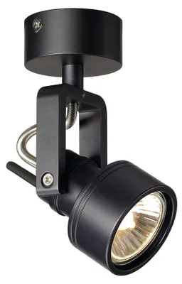 Image de INDA SPOT GU10 Applique et plafonnier, noir, max. 50W