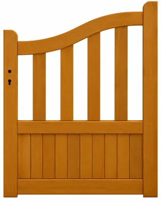 Image de Portillon En Bois Ajouree L1m x H1,10/1,30 (sans quincaillerie) Saphir
