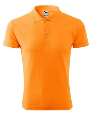 Image de Malfini - Polo pour homme, piqué PP13328 (XXL) (mandarine)