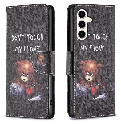 Produktbild von Für Samsung Galaxy S23 FE Kunst-Leder Book Handy Tasche Motiv 6 Hülle Etuis Schutz